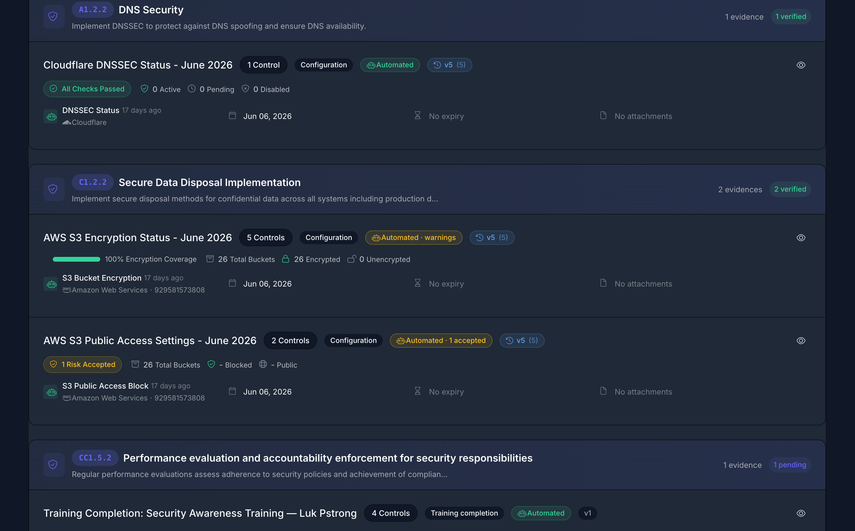 AuditBadger evidence